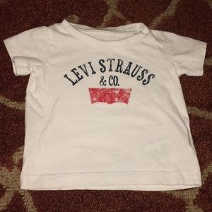 12m Levi white t-shirt